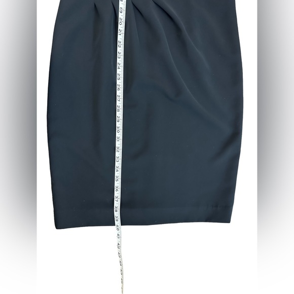 LAFAYETTE 148 NY Black Silk Tech Neely Sheath Dress - Picture 8 of 9